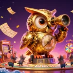 Vivez l'excitation du casino en ligne fiable avec une illustration animée colorée et dynamique.