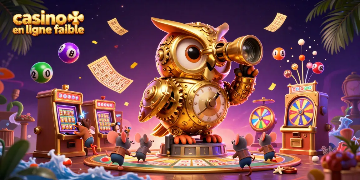 Vivez l'excitation du casino en ligne fiable avec une illustration animée colorée et dynamique.