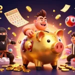 Gagnez avec un casino en ligne fiable : Illustration dynamique de personnages de jeux de casino.