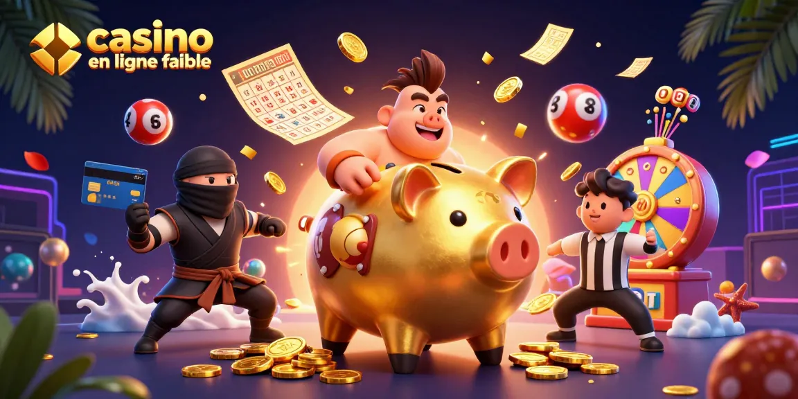 Gagnez avec un casino en ligne fiable : Illustration dynamique de personnages de jeux de casino.