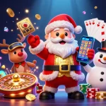 Jouez au casino en ligne fiable avec le Père Noël et ses amis, gains et animations dynamiques.