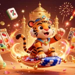 Gagnez avec une expérience immersive dans le casino en ligne fiable, illustrée par un sultan tigre.