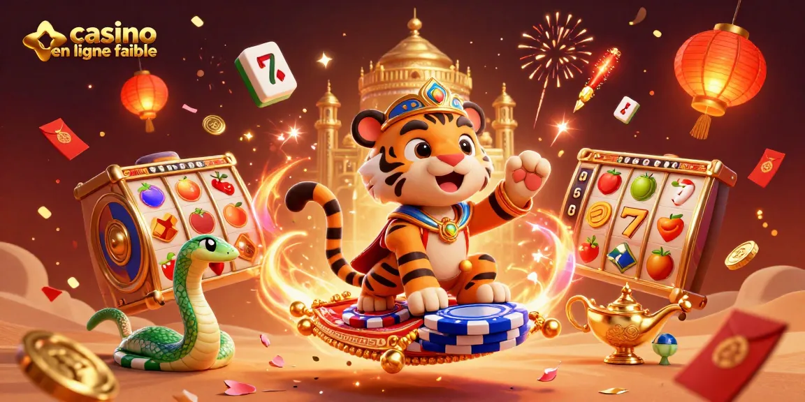 Gagnez avec une expérience immersive dans le casino en ligne fiable, illustrée par un sultan tigre.