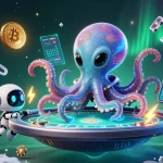 Jouez au casino en ligne avec l'octopus extraterrestre sur un magnifique hologramme de poker.