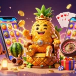 Déclenchez votre victoire sur un casino en ligne fiable avec le roi ananas, les gardes et un jongleur.